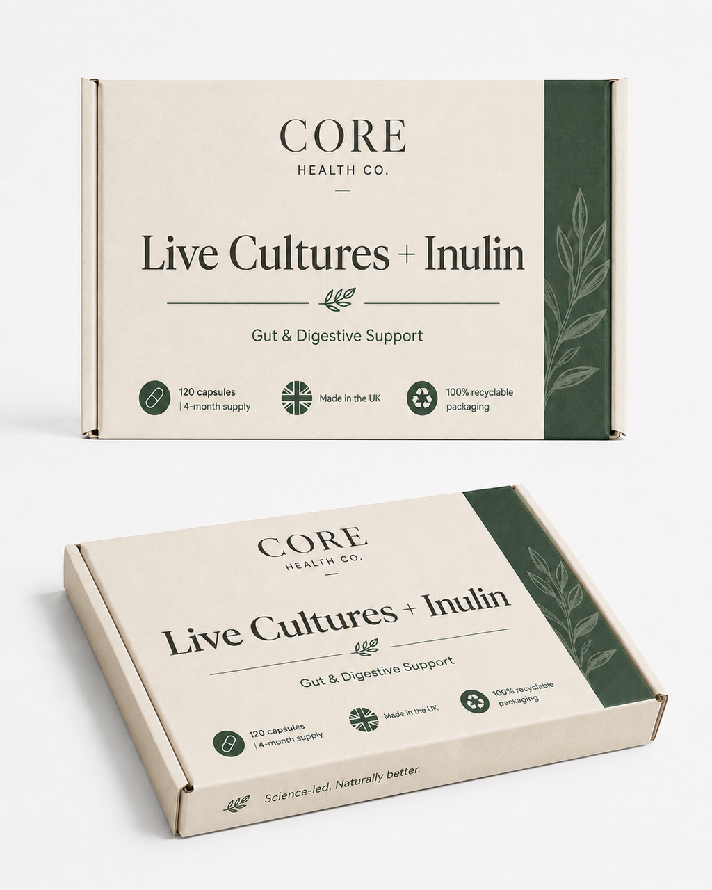 Live Cultures + Inulin Daily gut & digestive support