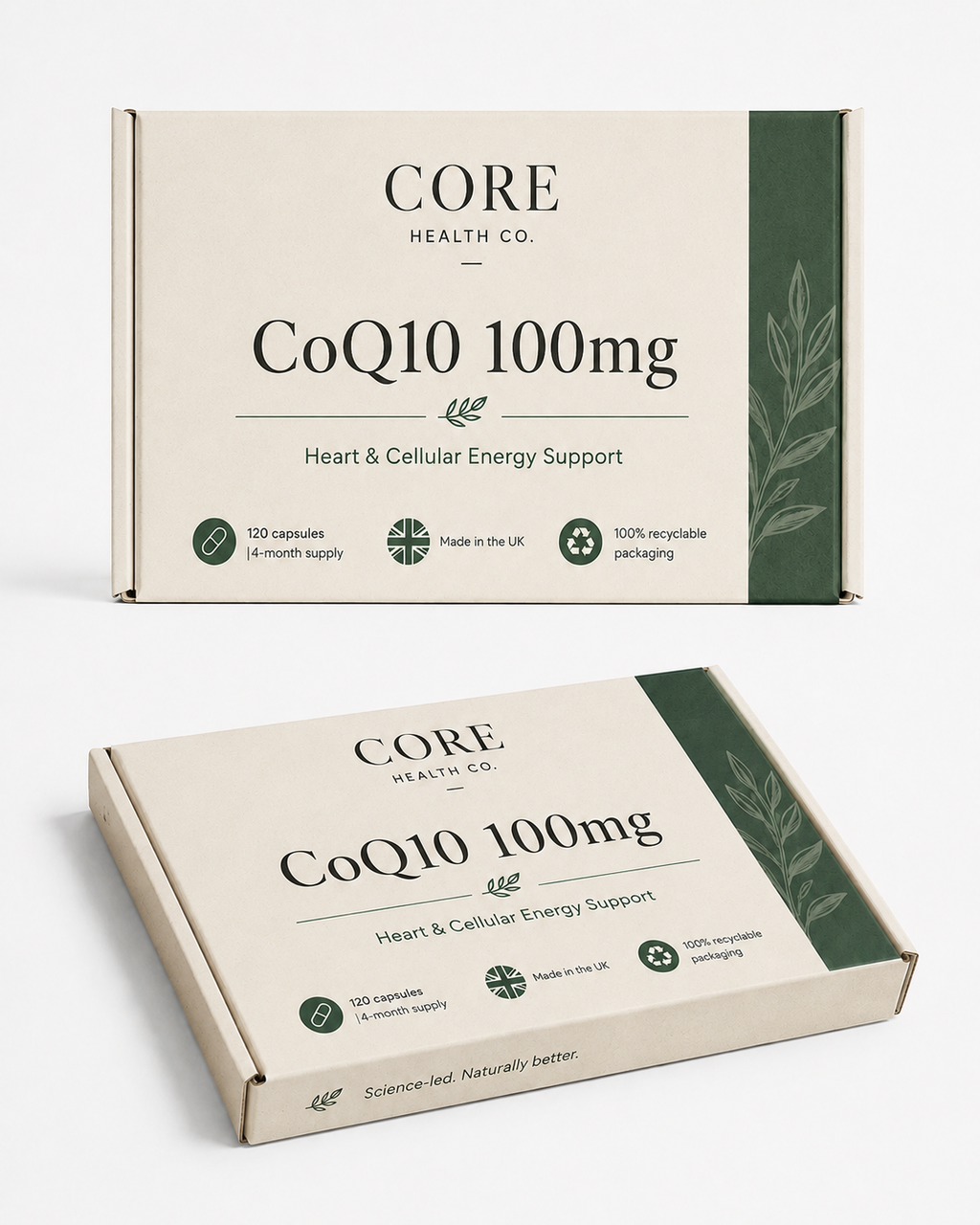 CoQ10 100mg Daily heart & cellular energy support