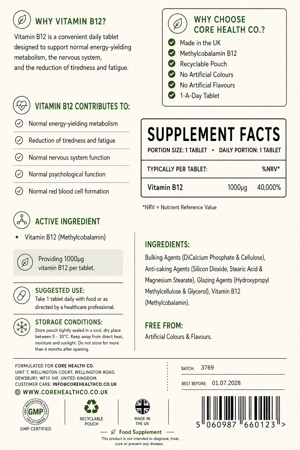 Vitamin B12 Methylcobalamin
