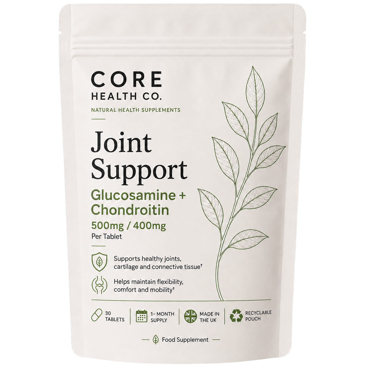 Joint Support | Glucosamine 500mg + Chondroitin 400mg